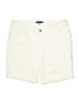 Apt. 9 Solid Ivory Khaki Shorts Size 18 - photo 1