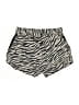 dip 100% Polyester Animal Print Silver Athletic Shorts Size L - photo 2