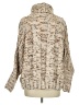 Moon & Madison 100% Polyester Tweed Tan Turtleneck Sweater Size M - photo 2