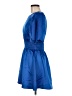Glam 100% Polyester Solid Blue Casual Dress Size M - photo 5