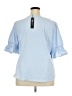 Allegra K 100% Polyester Blue Short Sleeve Blouse Size XXL - photo 2