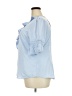 Allegra K 100% Polyester Blue Short Sleeve Blouse Size XXL - photo 5