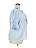 Allegra K 100% Polyester Blue Short Sleeve Blouse Size XXL - photo 4