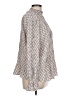 Adrianna Papell 100% Polyester Silver Long Sleeve Blouse Size L - photo 4