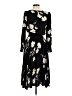 Talbots Print Black Casual Dress Size 6 Petite - photo 2