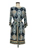 Studio One Paisley Blue Casual Dress Size M - photo 1