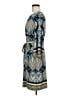 Studio One Paisley Blue Casual Dress Size M - photo 5