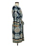 Studio One Paisley Blue Casual Dress Size M - photo 4
