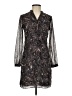 Ann Taylor 100% Polyester Black Casual Dress Size 00 Petite - photo 1