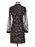 Ann Taylor 100% Polyester Black Casual Dress Size 00 Petite - photo 2
