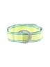 Express 100% Polyester Green Yellow Belt Size S - photo 1