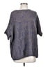Moth Chevron-herringbone Blue Poncho Size S - photo 1