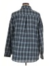 Fantaslook 100% Polyester Plaid Blue Long Sleeve Blouse Size XL - photo 2