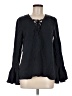 Do & Be Black Long Sleeve Blouse Size M - photo 1