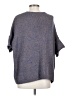 Moth Chevron-herringbone Blue Poncho Size S - photo 2
