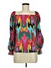 Crosby 100% Polyester Teal 3/4 Sleeve Blouse Size M - photo 1