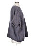 Moth Chevron-herringbone Blue Poncho Size S - photo 4