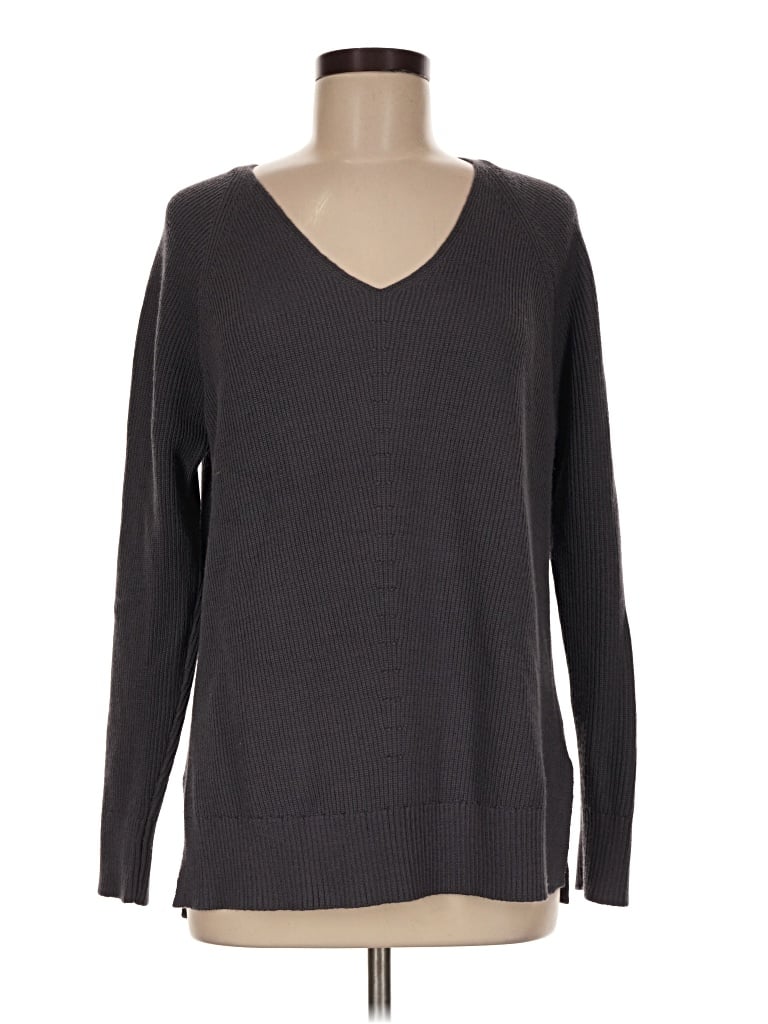 Pre-owned Athleta Pullover Sweater In Gray