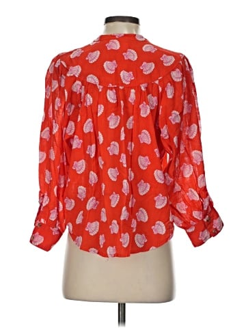 Maeve by Anthropologie 3/4 Sleeve Blouse (view 2)