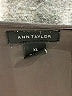 Ann Taylor 100% Polyester Gray Long Sleeve Blouse Size XL - photo 7