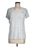 Under Armour 100% Polyester Silver Active T-Shirt Size M - photo 1