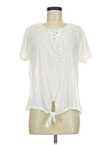 New York Laundry Short Sleeve Blouse (view 1)