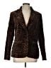 Boden 100% Cotton Animal Print Brown Blazer Size 12 - photo 1