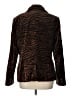 Boden 100% Cotton Animal Print Brown Blazer Size 12 - photo 2