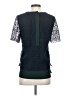 Grey by Jason Wu 100% Polyester Teal Short Sleeve Blouse Size 2 - photo 2