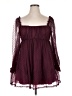 Lulus Burgundy 3/4 Sleeve Top Size XL - photo 1
