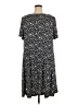 Connected Apparel 100% Polyester Print Gray Casual Dress Size 24W - photo 2