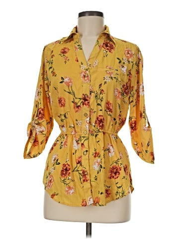 Mileage 3/4 Sleeve Blouse (view 1)