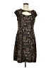 Arianne Paisley Brown Black Cocktail Dress Size M (estimated) - photo 1