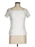 Joseph Ribkoff White Short Sleeve Blouse Size 8 - photo 1