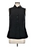 Worth 100% Silk Black Sleeveless Silk Top Size 6 - photo 1