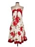 Studio Y Floral Ivory Cocktail Dress Size 13 - photo 1