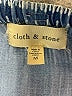 Cloth & Stone 100% Tencel Stripes Blue Romper Size M - photo 4