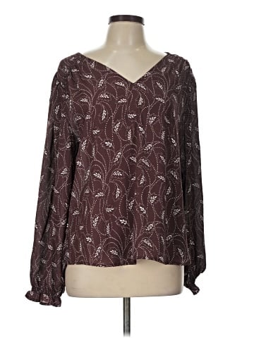Ann Taylor LOFT Outlet Long Sleeve Blouse (view 1)