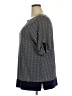 Charter Club Gray Blue 3/4 Sleeve Blouse Size 2X - photo 5