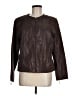 Terry Lewis 100% Leather Brown Leather Jacket Size M - photo 1