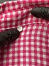 Unbranded 100% Polyester Checkered-gingham Pink 3/4 Sleeve Blouse Size 1X - photo 7