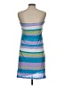 Splendid Stripes Blue Casual Dress Size L - photo 2