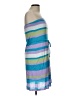 Splendid Stripes Blue Casual Dress Size L - photo 4