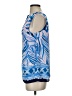 Lilly Pulitzer 100% Polyester Blue Sleeveless Blouse Size S - photo 5