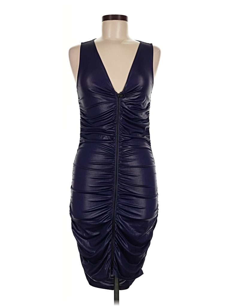 Pre-owned Armani Exchange Cocktail Dress In Blue