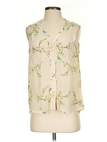 Aryn K. Sleeveless Silk Top (view 1)