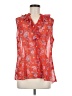 CAbi 100% Polyester Red Sleeveless Blouse Size M - photo 1
