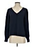 Sézane 100% Polyester Blue Long Sleeve Blouse Size EU (FR) 36 / US 4 - photo 1