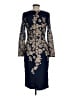 Xscape 100% Polyester Blue Cocktail Dress Size 6 - photo 2