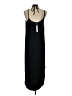 Capella Apparel Solid Black Casual Dress Size L - photo 2